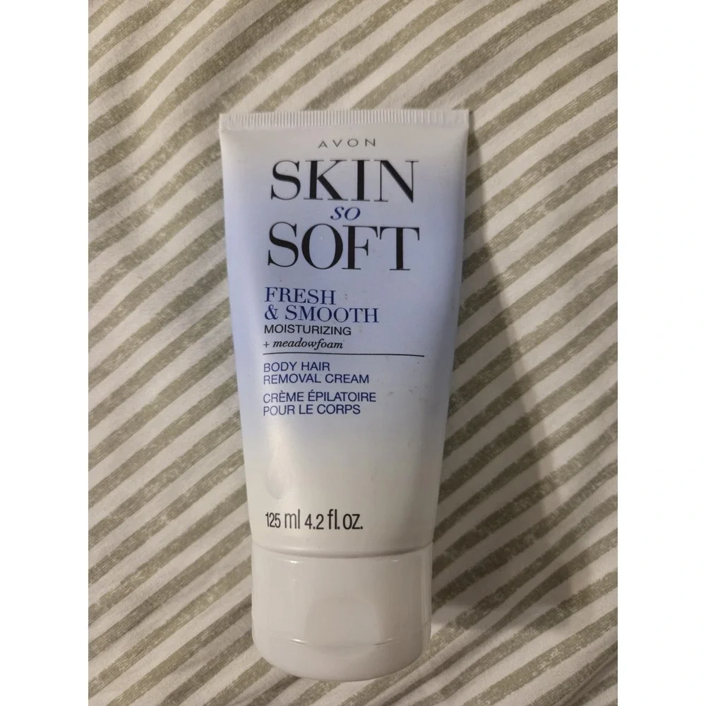 Avon Skin So Soft Fresh & Smooth +Meadowfoam Body Hair‎ Removal Cream 4.2 oz